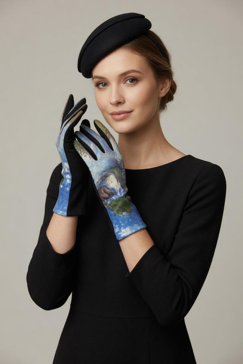 Woman with Parasol Art Gloves – Classic Impressionist Gloves