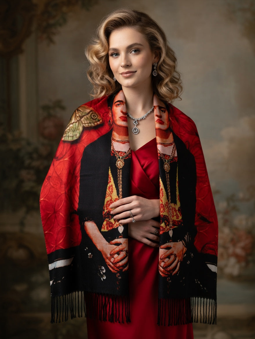 Frida Spirit Art Scarf