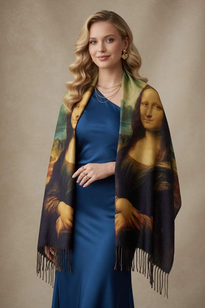 Mona Lisa Classic Art Scarf