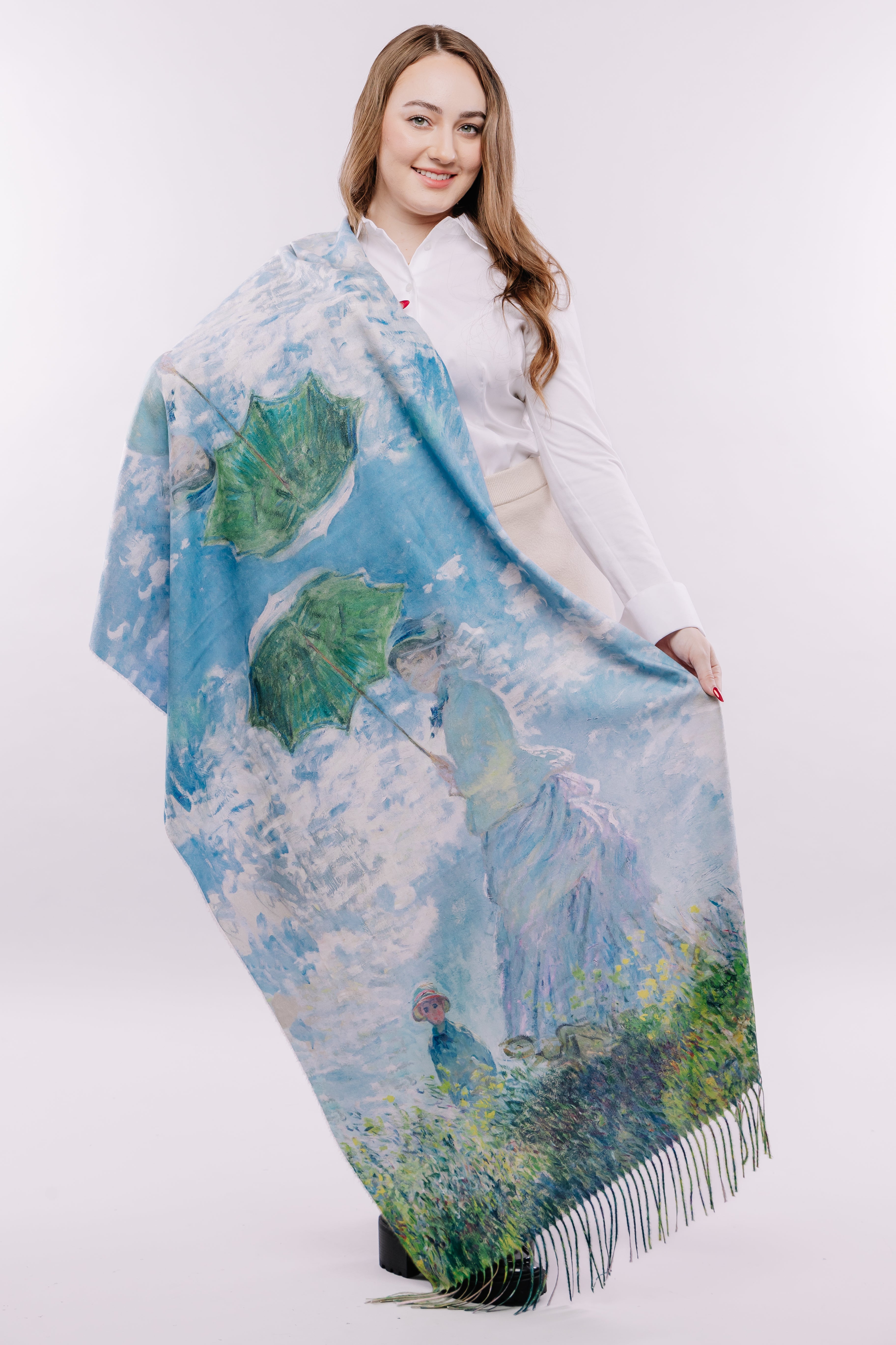 Sunlight Parasol Art Scarf