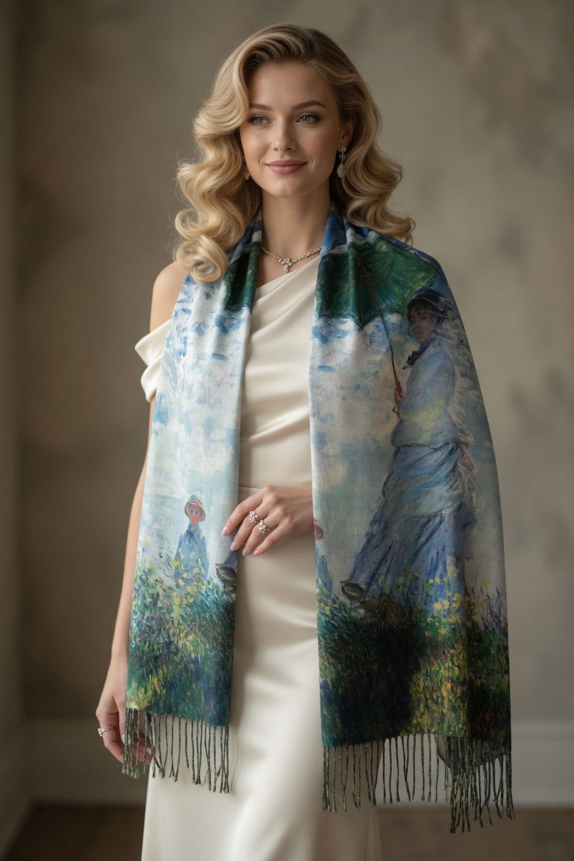 Sunlight Parasol Art Scarf