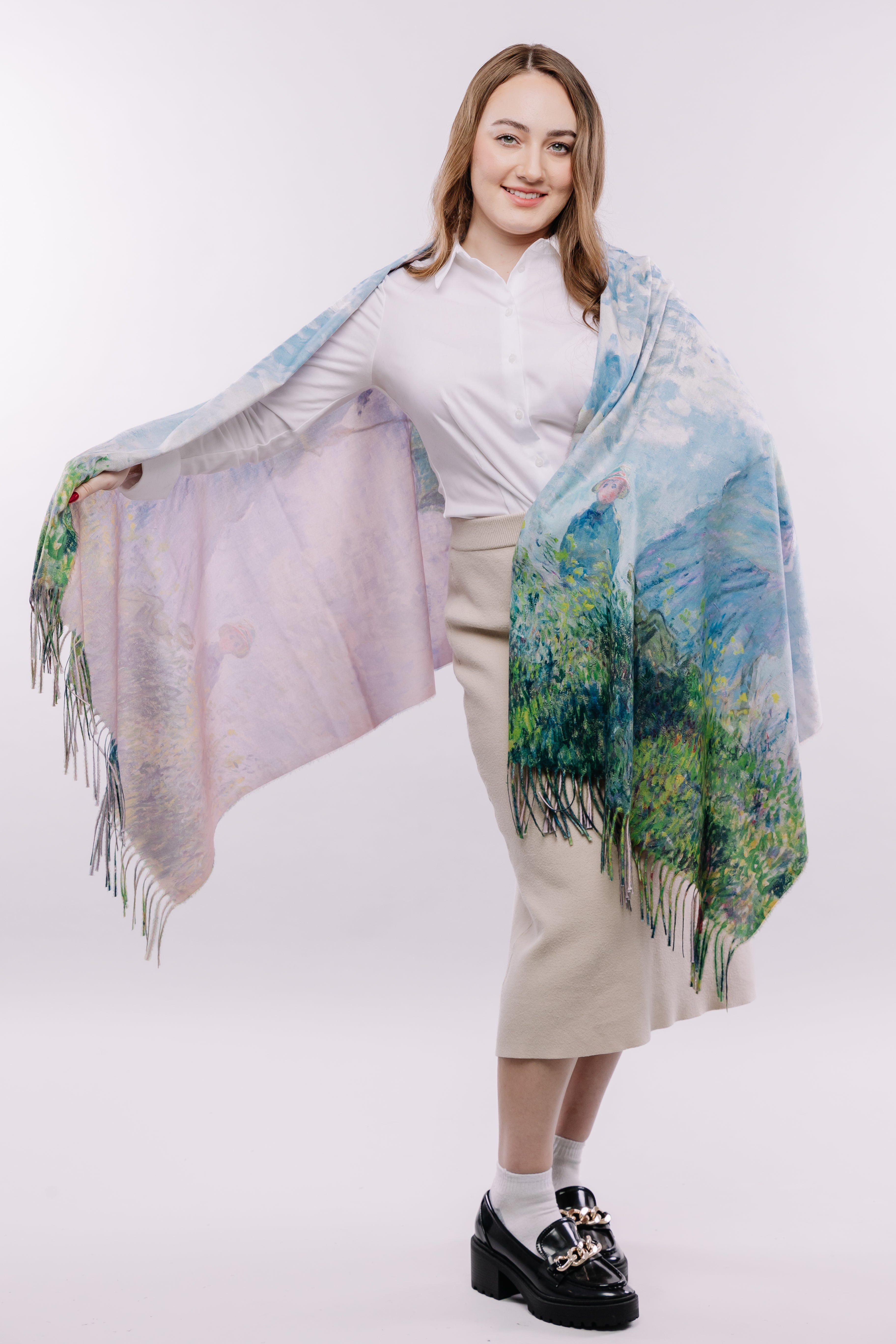 Sunlight Parasol Art Scarf