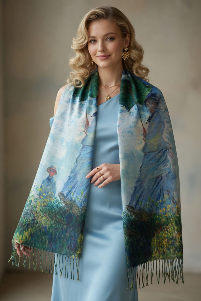 Sunlight Parasol Art Scarf