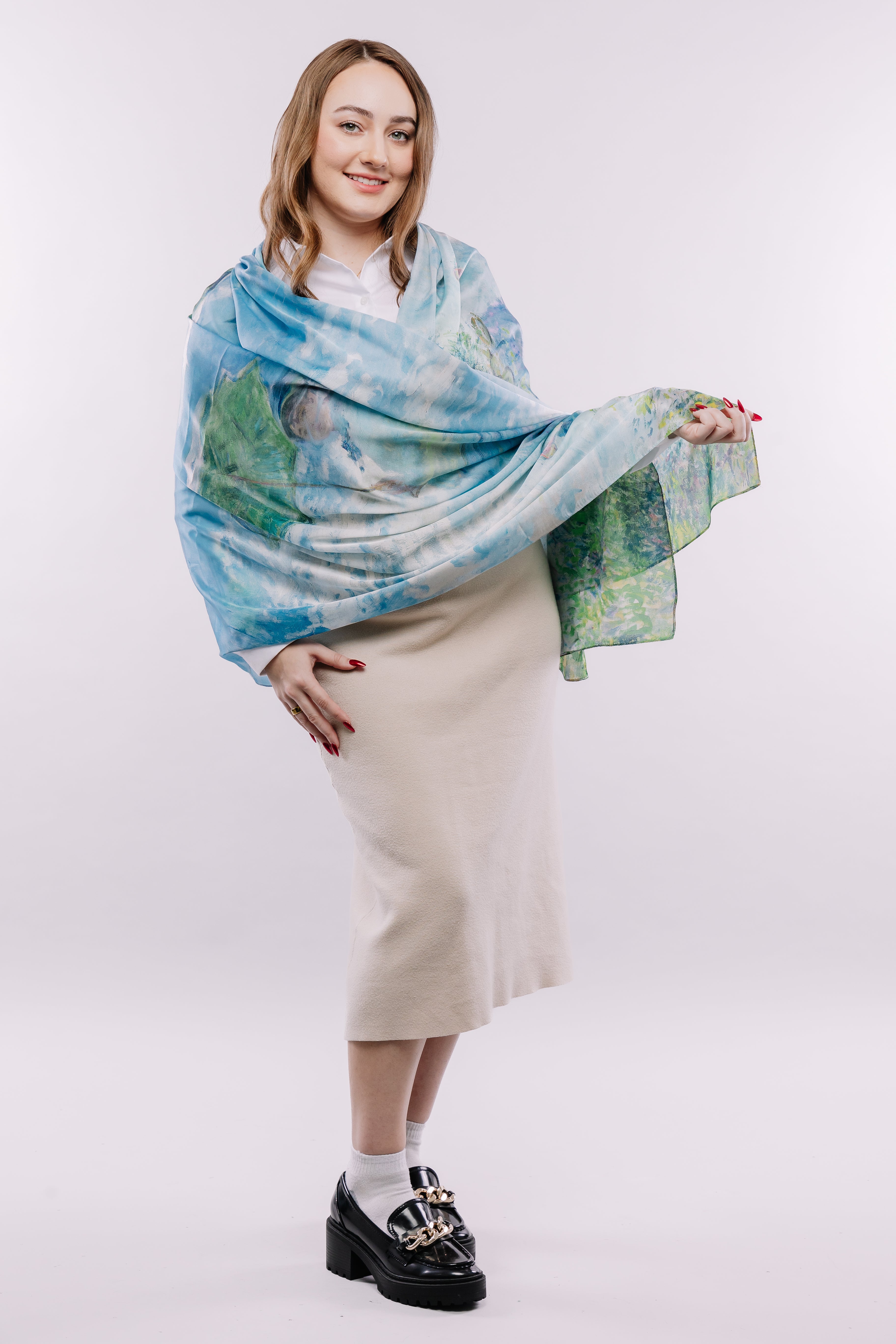 Sunlight Parasol Art Scarf