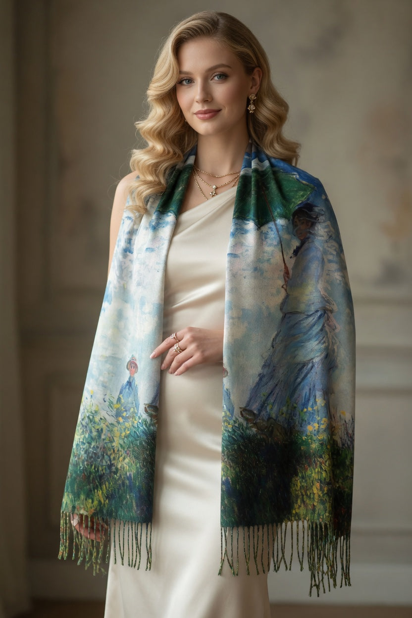 Sunlight Parasol Art Scarf