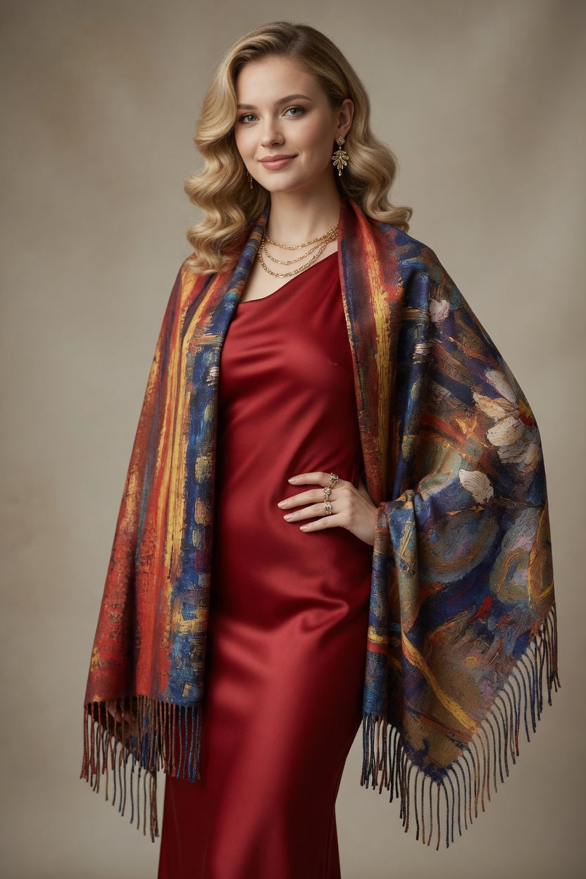 Water Lilies Calm Art Scarf
