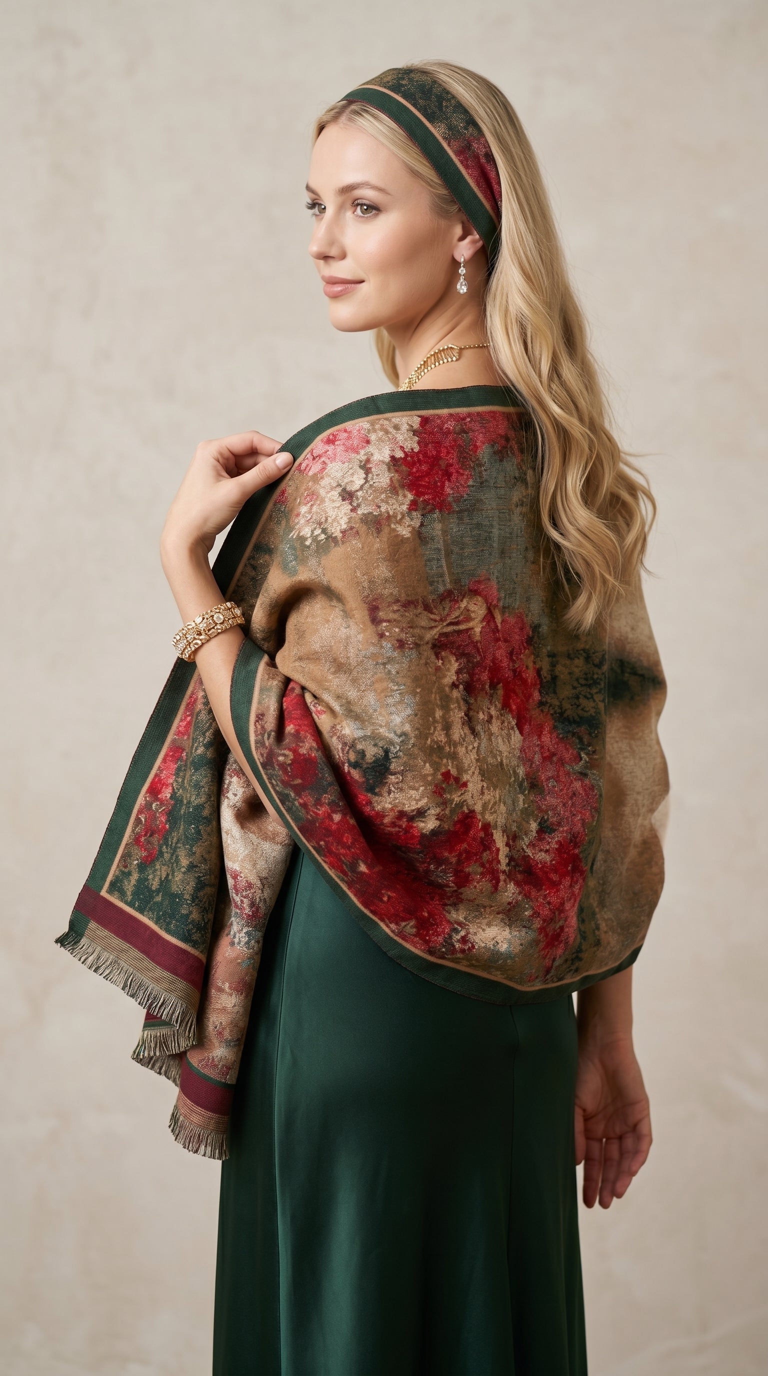Autumn Bloom Premium Scarf