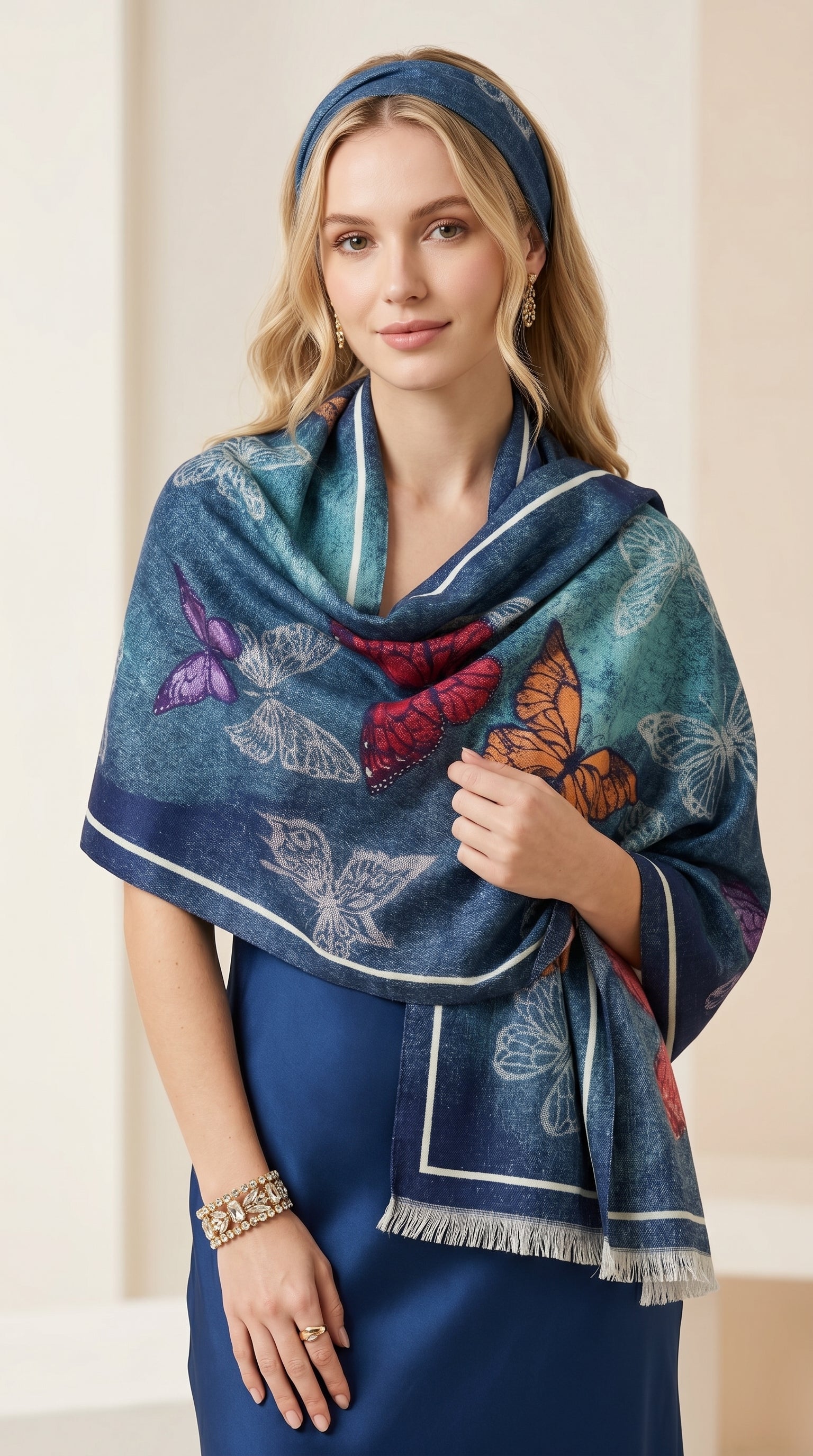 Butterfly Dance Premium Scarf