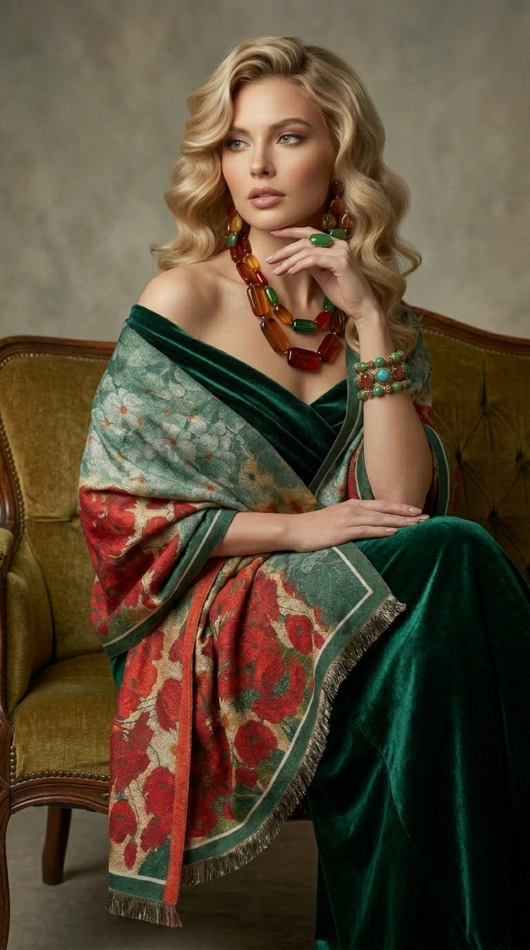Flower Bed Premium Scarf