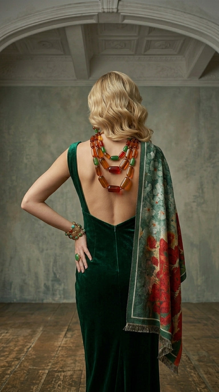 Flower Bed Premium Scarf