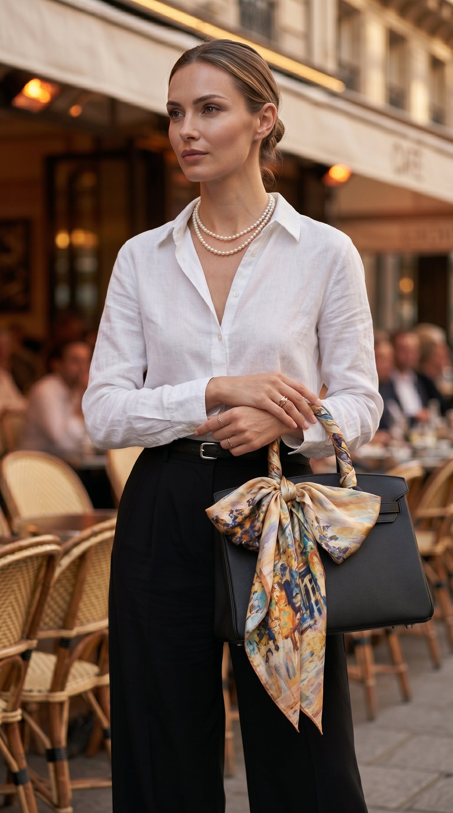 Cafe Lumiere Scarf 27in x 27in