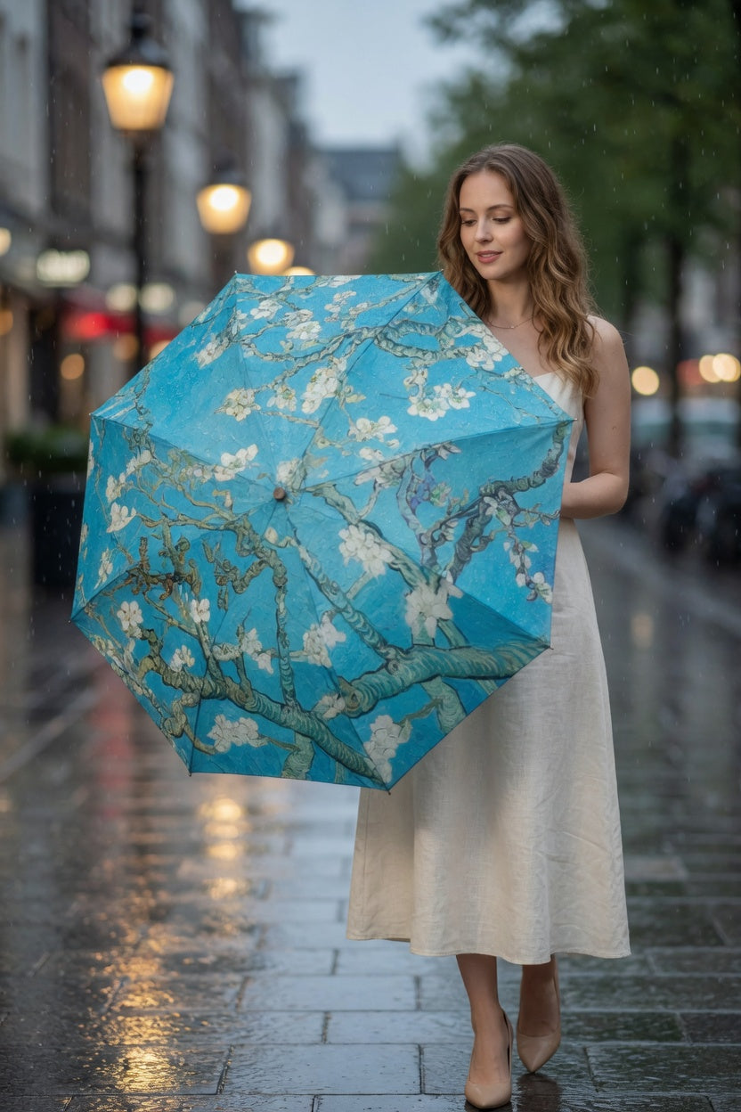 Almond Blossom Art Umbrella