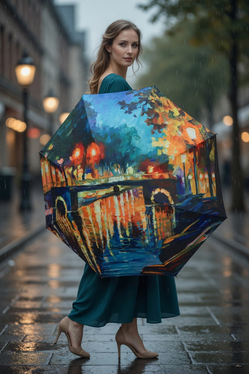 Les Jardin Floral Art Umbrella