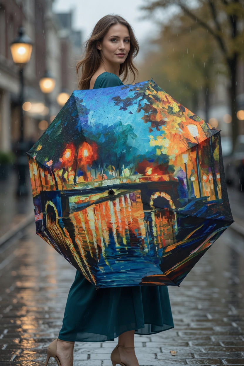 Les Jardin Floral Art Umbrella