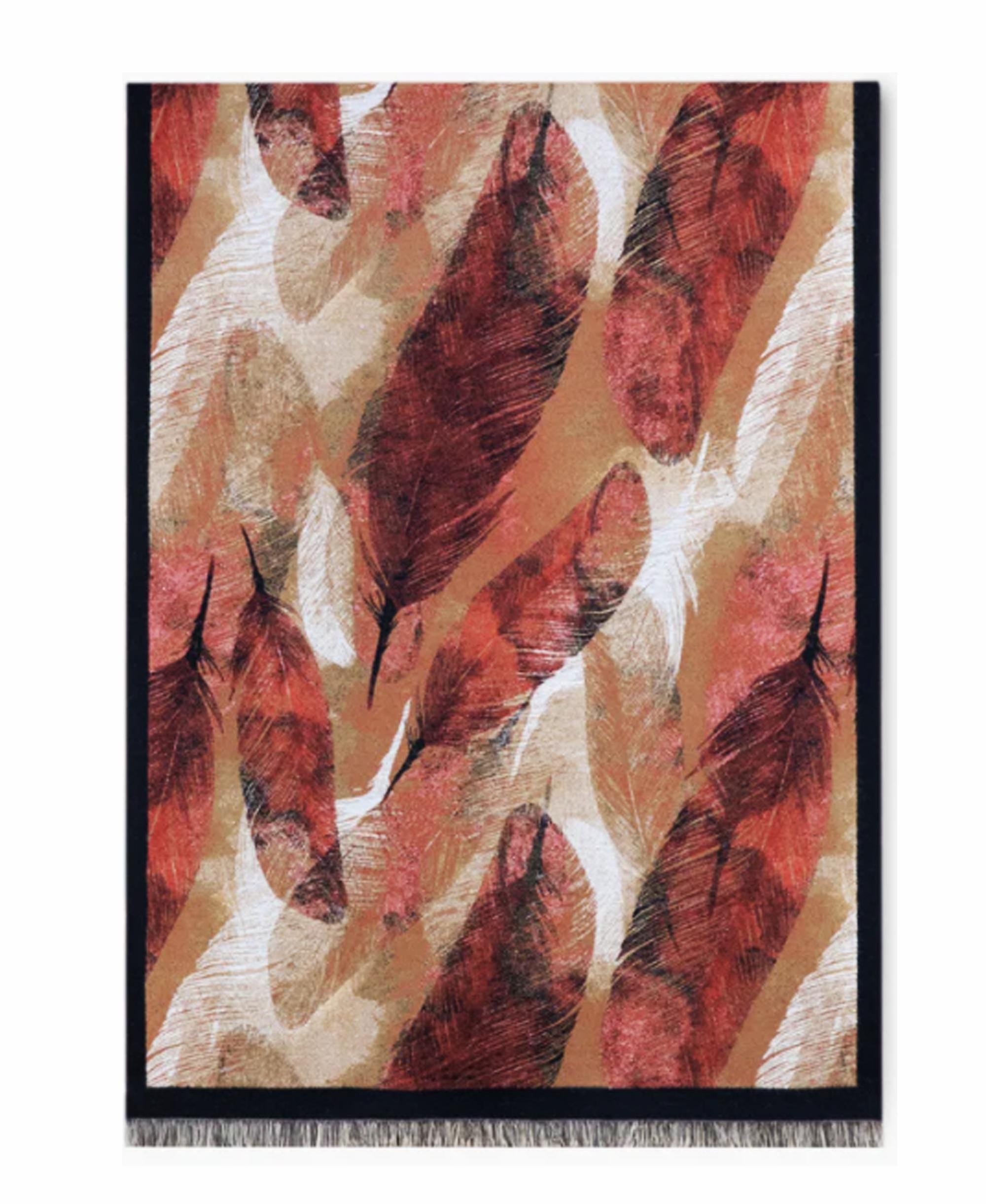 Gemstone Art-Inspired Scarf, Oversized Winter Wrap