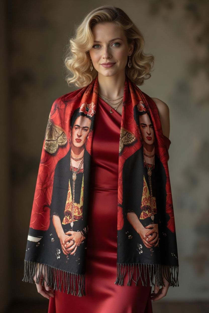 Frida Spirit Art Scarf