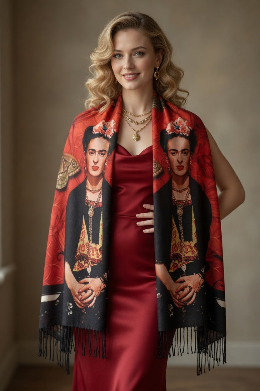 Frida Spirit Art Scarf