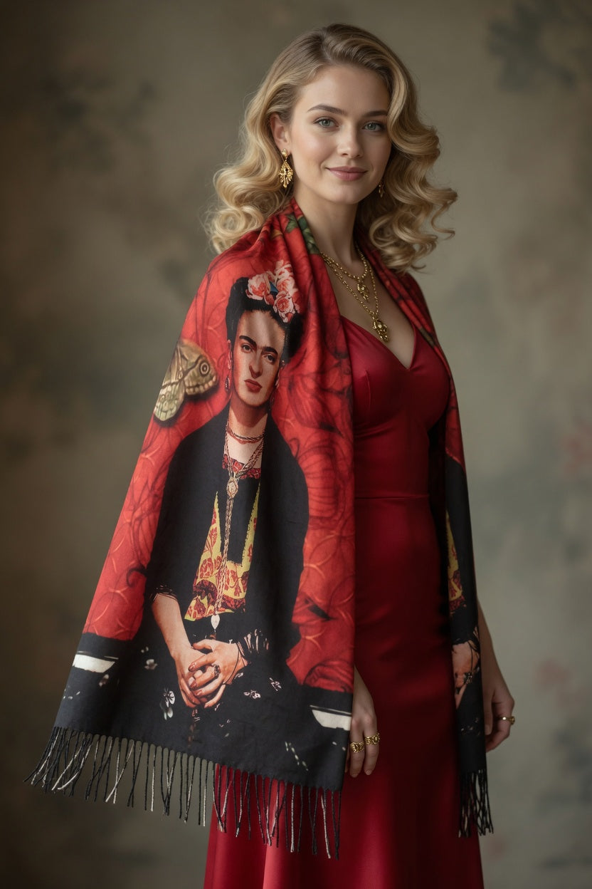 Frida Spirit Art Scarf
