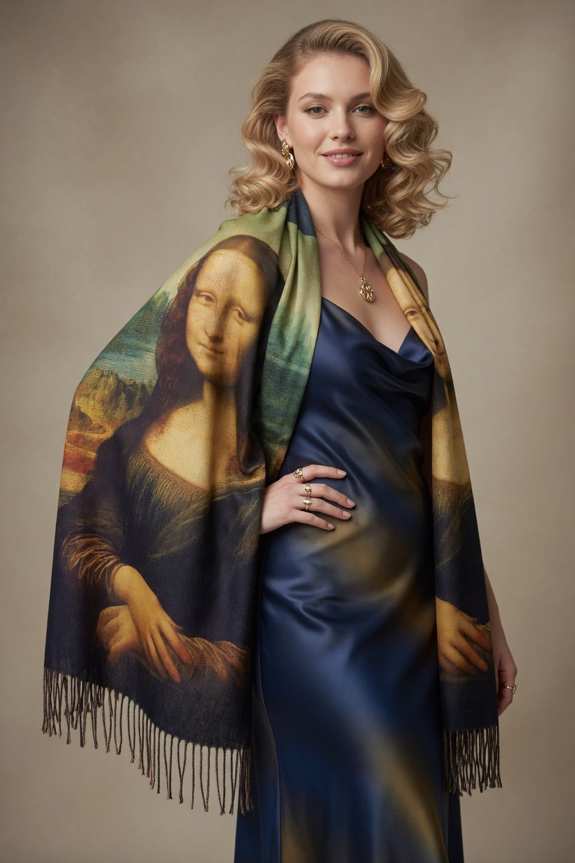 Mona Lisa Classic Art Scarf