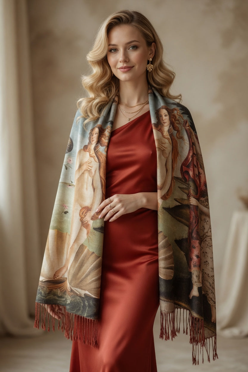 Venus Beauty Art Scarf Feminine Wrap