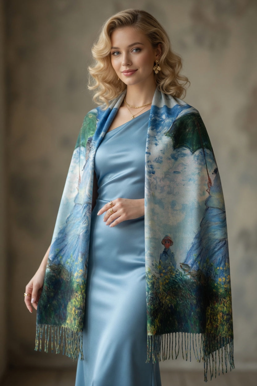 Sunlight Parasol Art Scarf