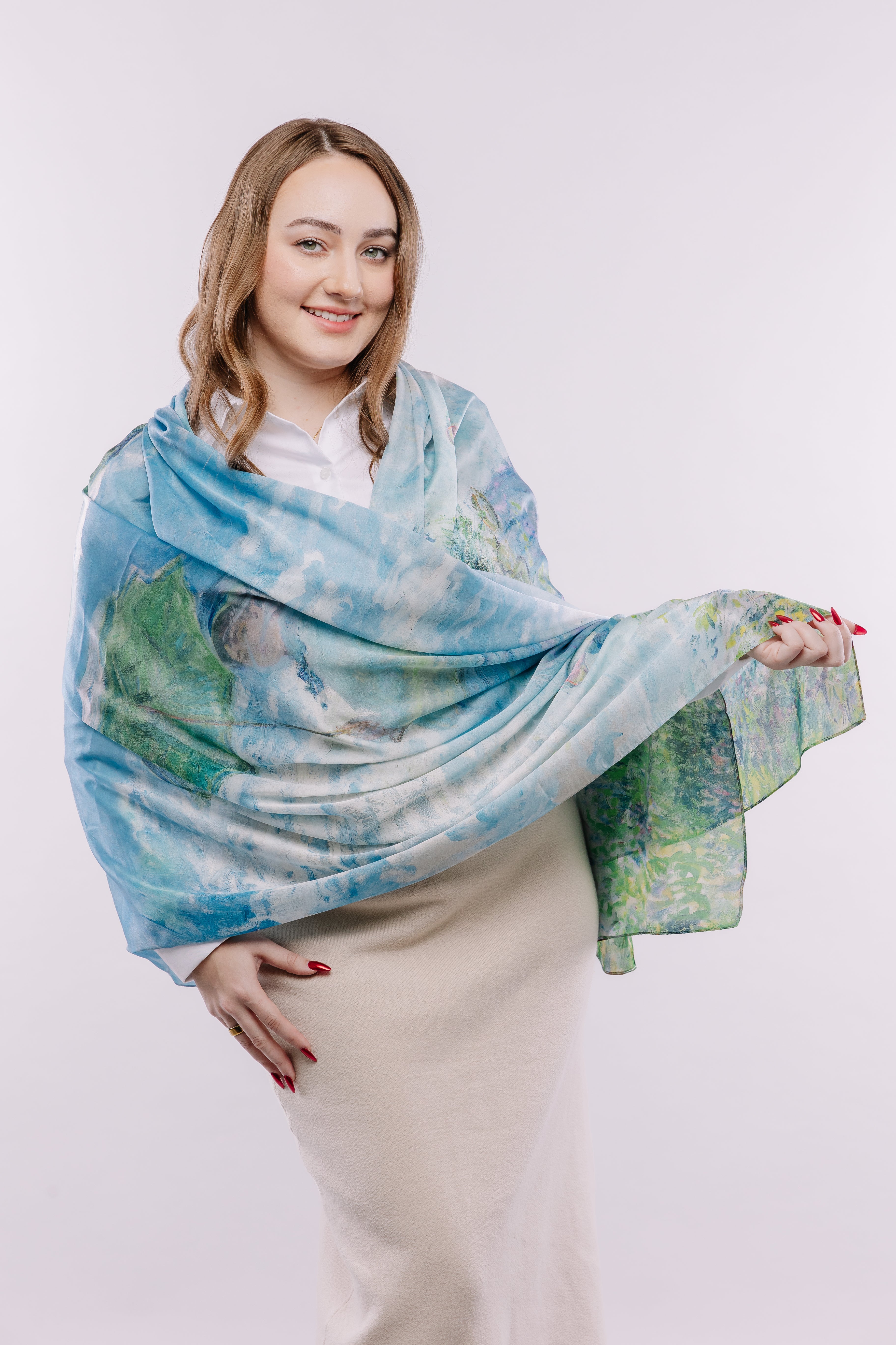 Sunlight Parasol Art Scarf