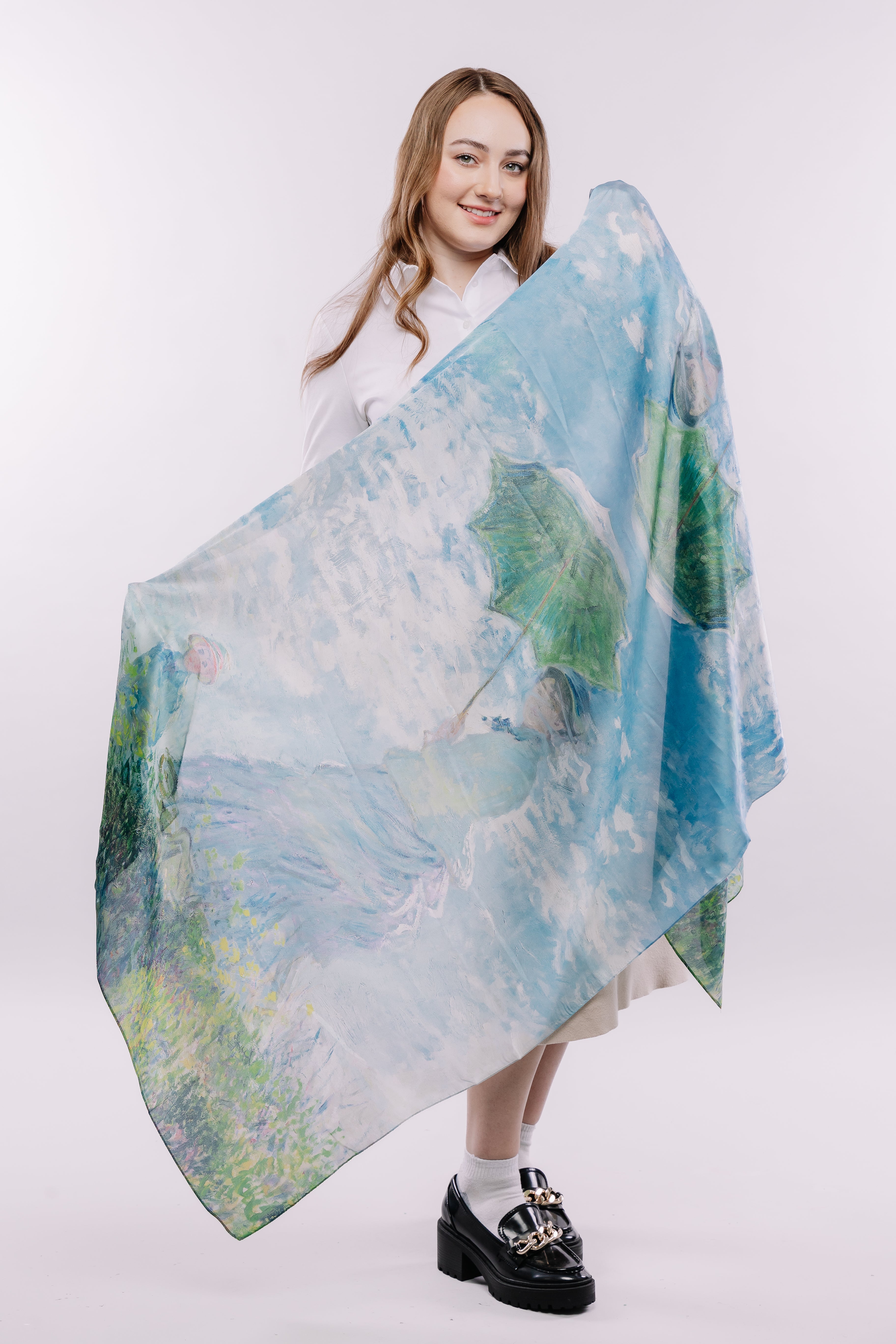 Sunlight Parasol Art Scarf