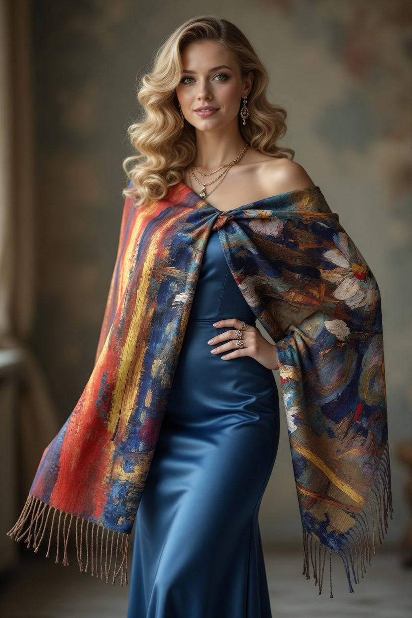 Water Lilies Calm Art Scarf