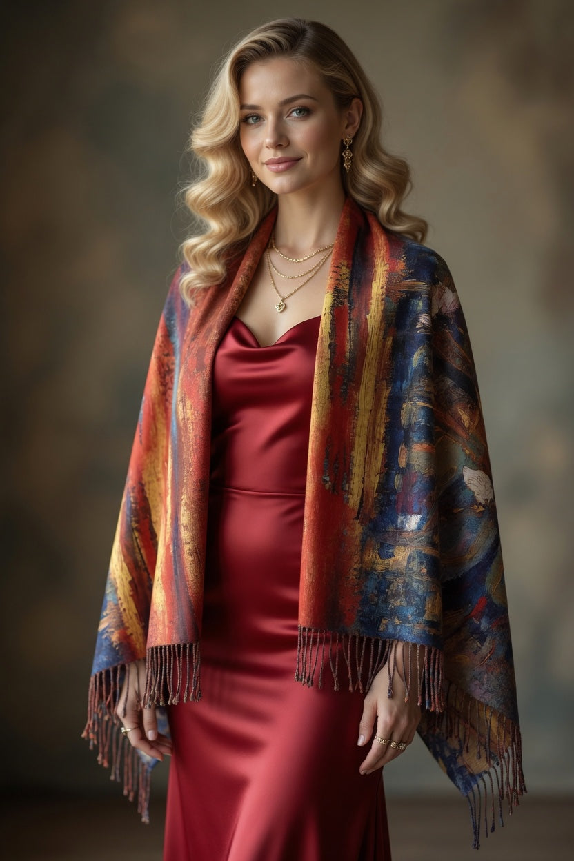 Water Lilies Calm Art Scarf