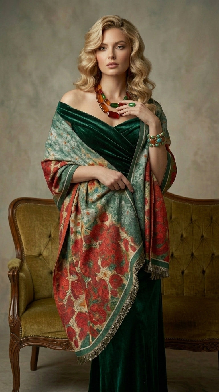 Flower Bed Premium Scarf