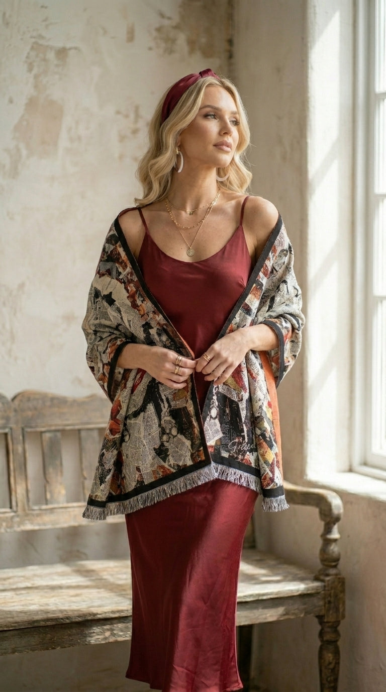 Marilyn Collage Premium Scarf