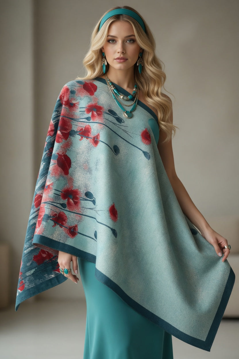 Poppy Field Premium Scarf