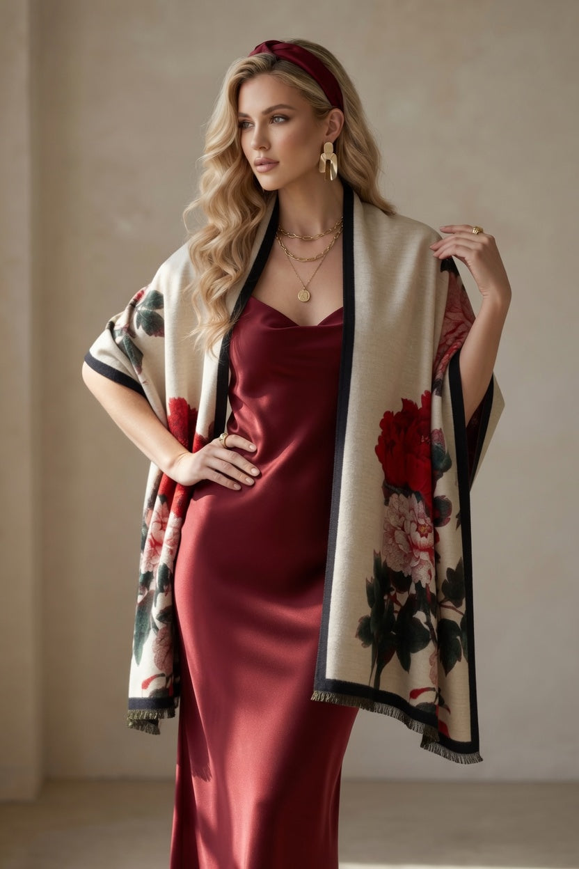 Red Roses Premium Scarf