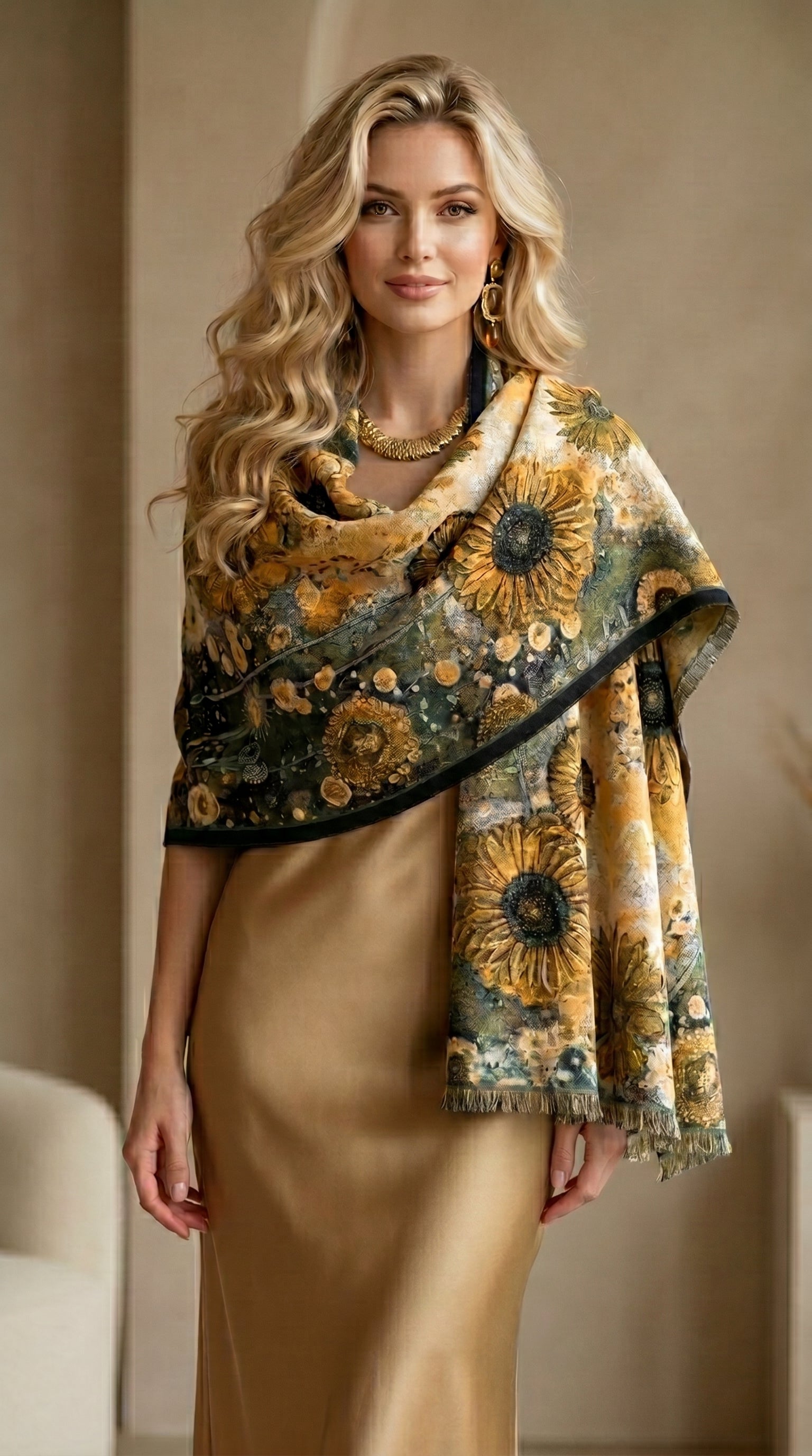 Wildflower Dream Premium Scarf