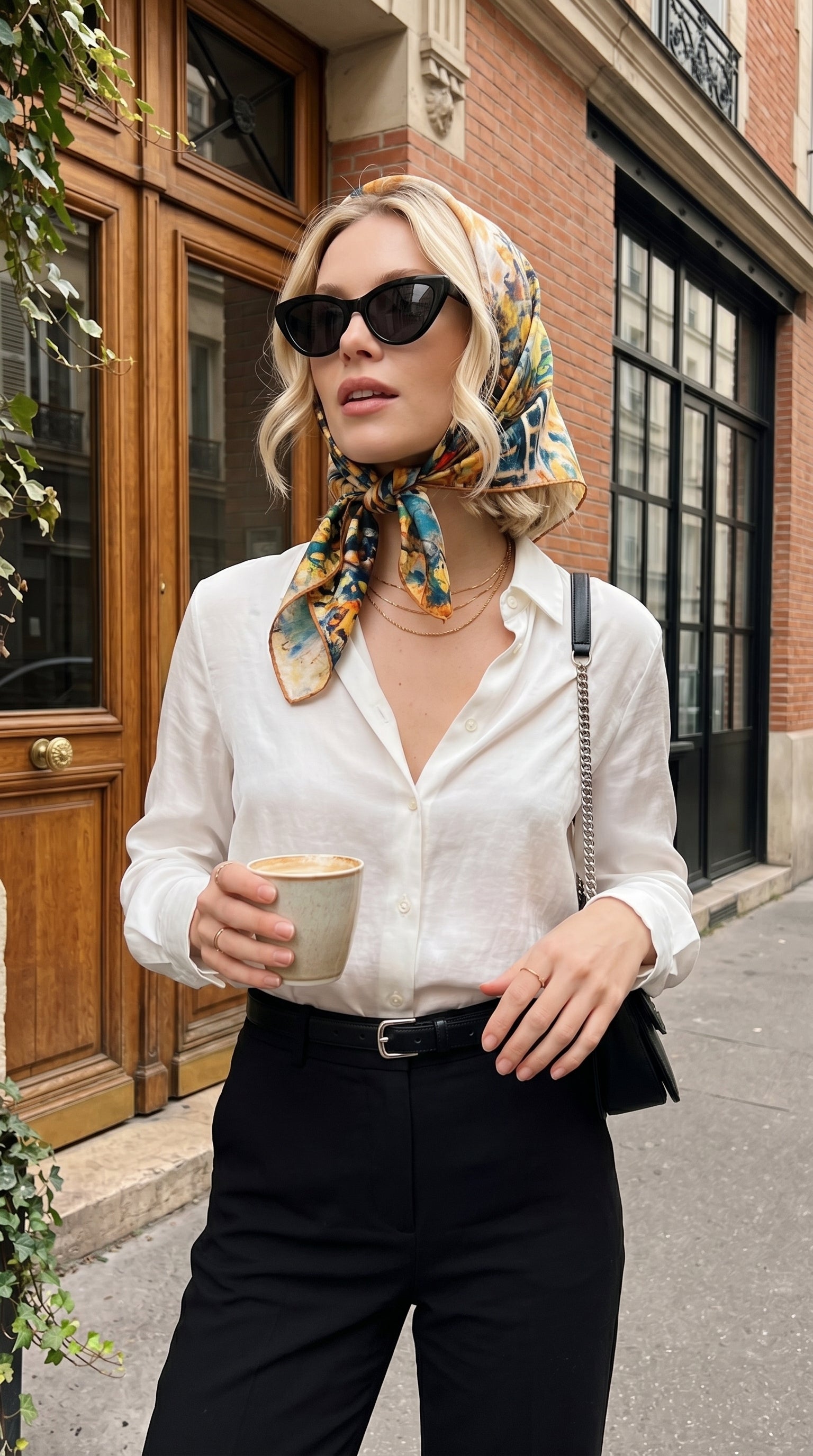 Cafe Lumiere Scarf 27in x 27in