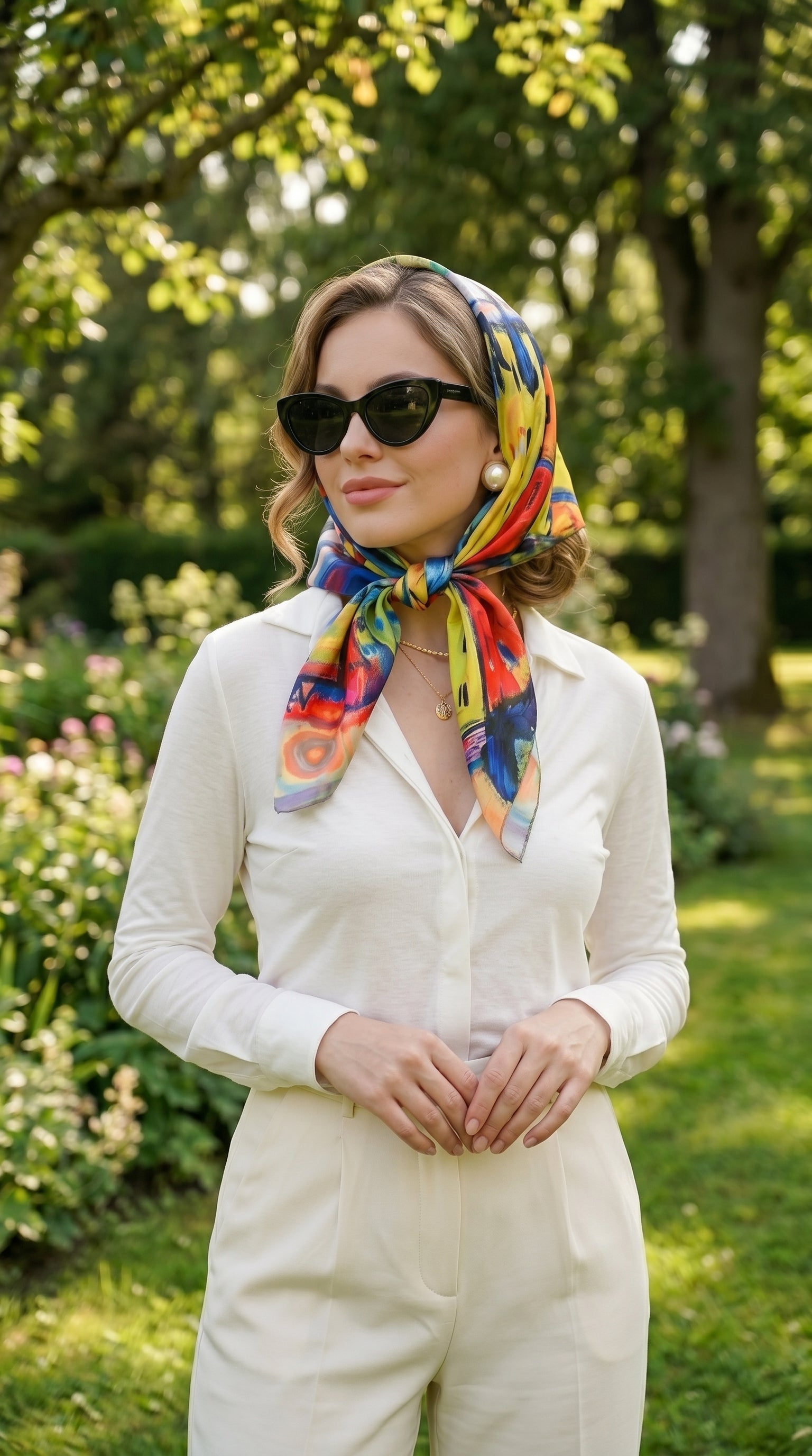 City Reflections Scarf 27in x 27in