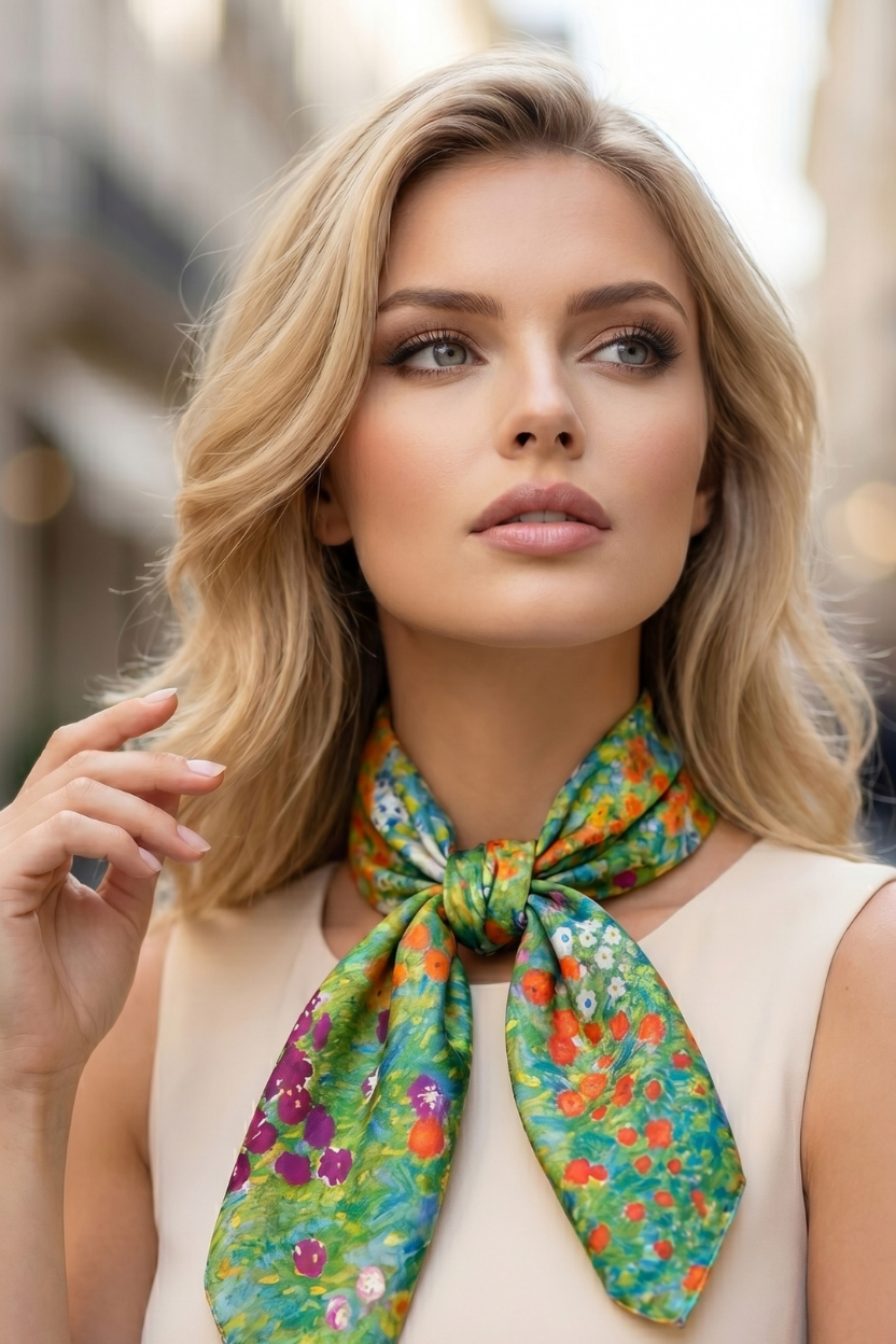 Wildflower Dream Scarf 27in x 27in