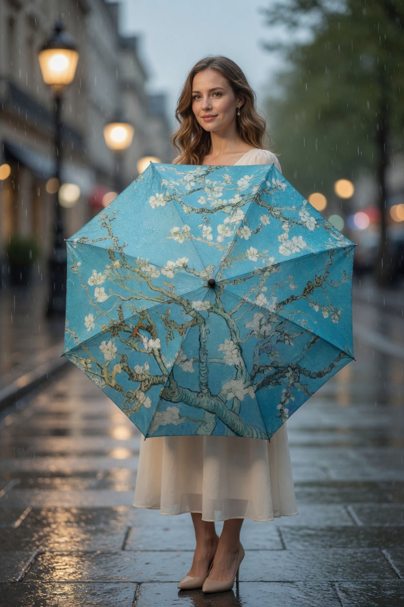 Almond Blossom Art Umbrella