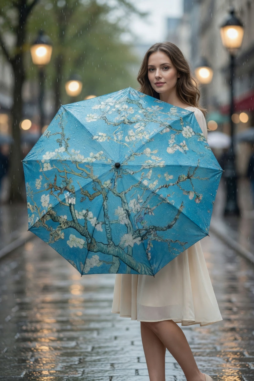 Almond Blossom Art Umbrella
