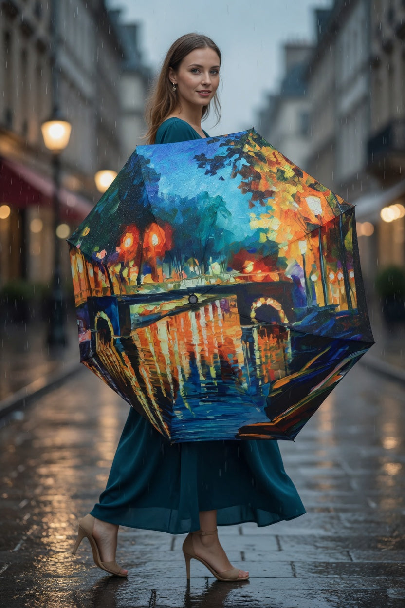 Les Jardin Floral Art Umbrella
