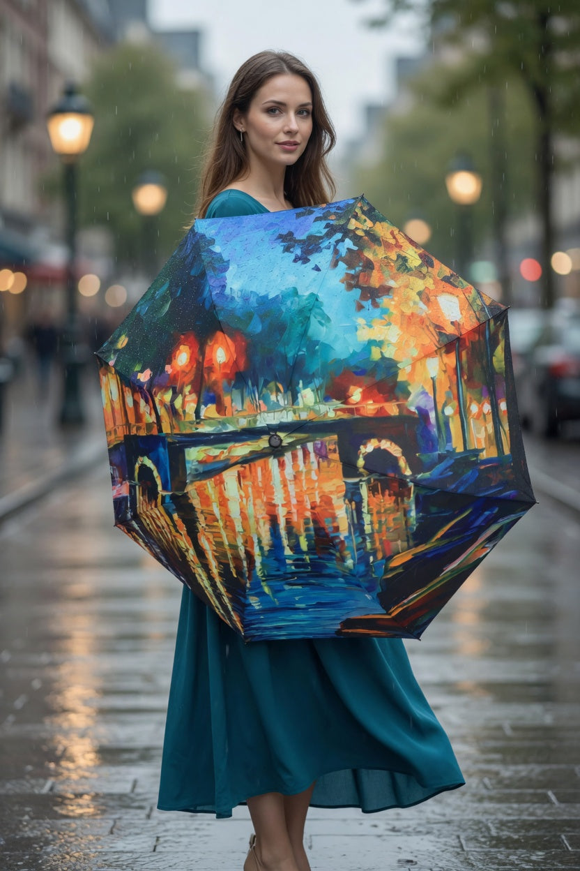 Les Jardin Floral Art Umbrella
