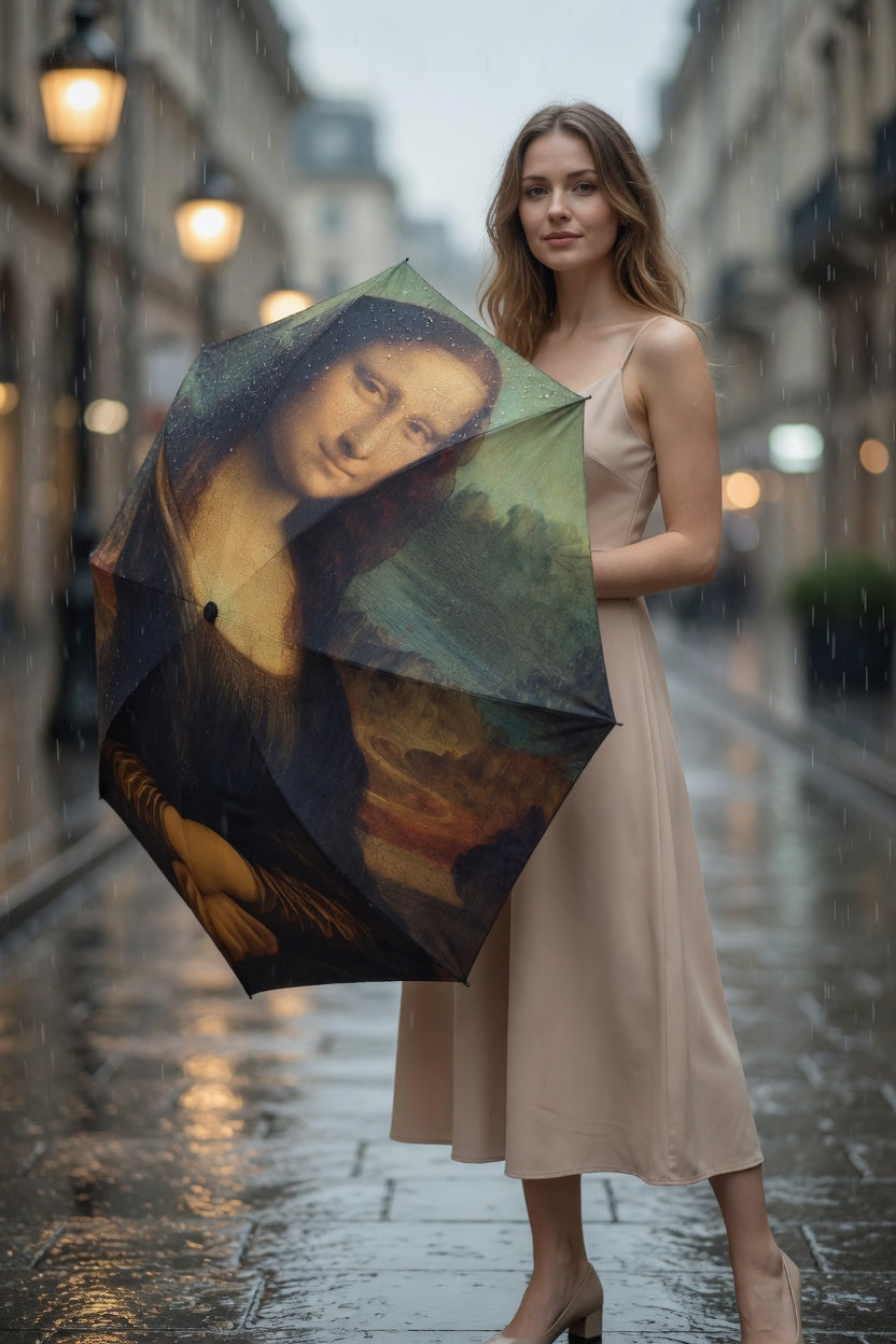 Mona Lisa Classic Art Umbrella