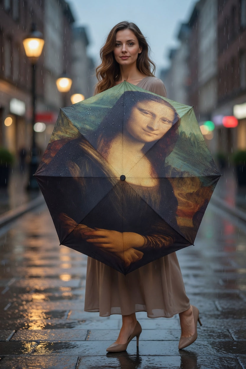 Mona Lisa Classic Art Umbrella