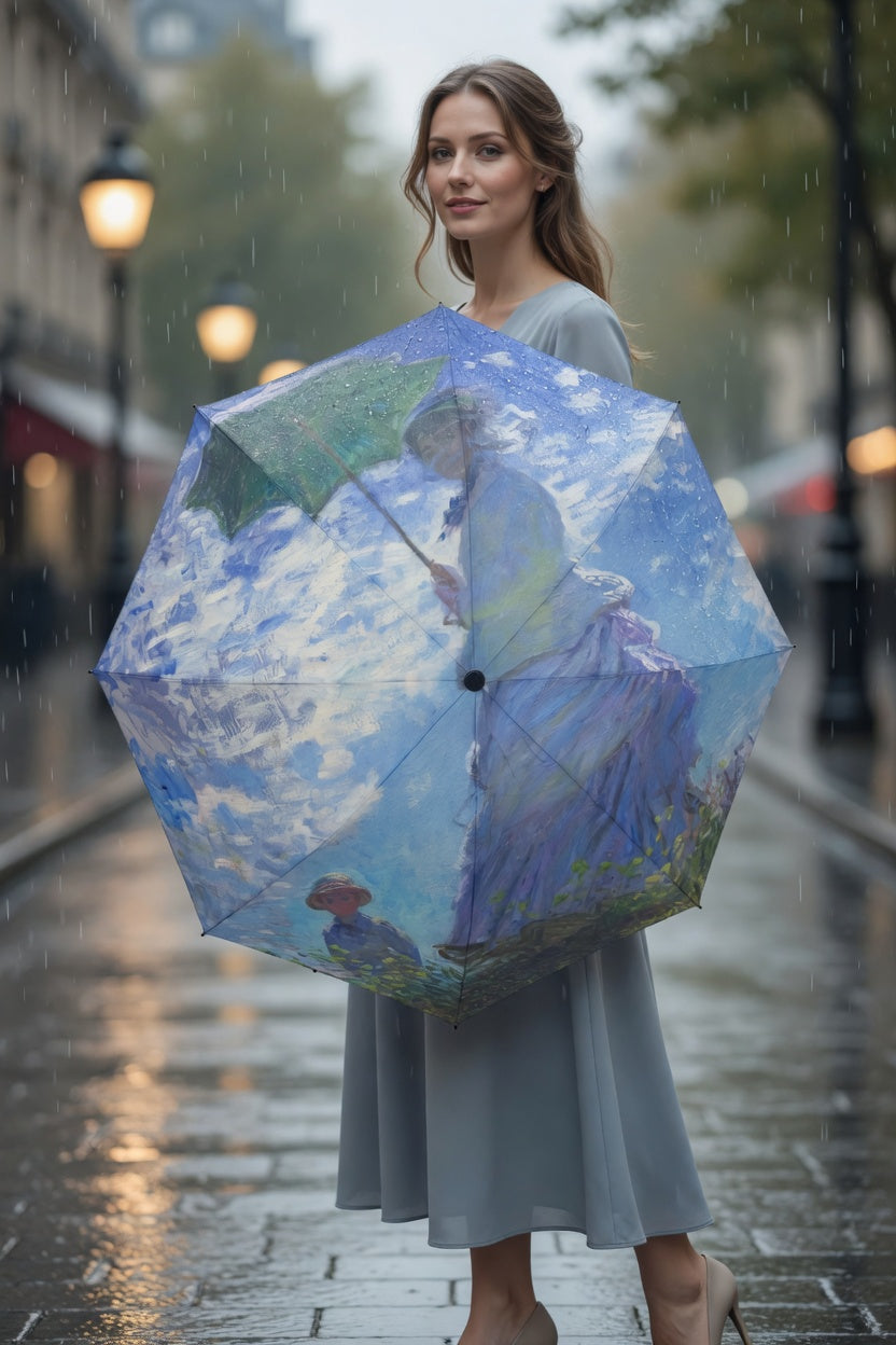 Woman with Parasol Art Umbrella