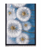 Art-Inspired Winter Scarf: Oversized Cozy Wrap, Wool-Like Fabric