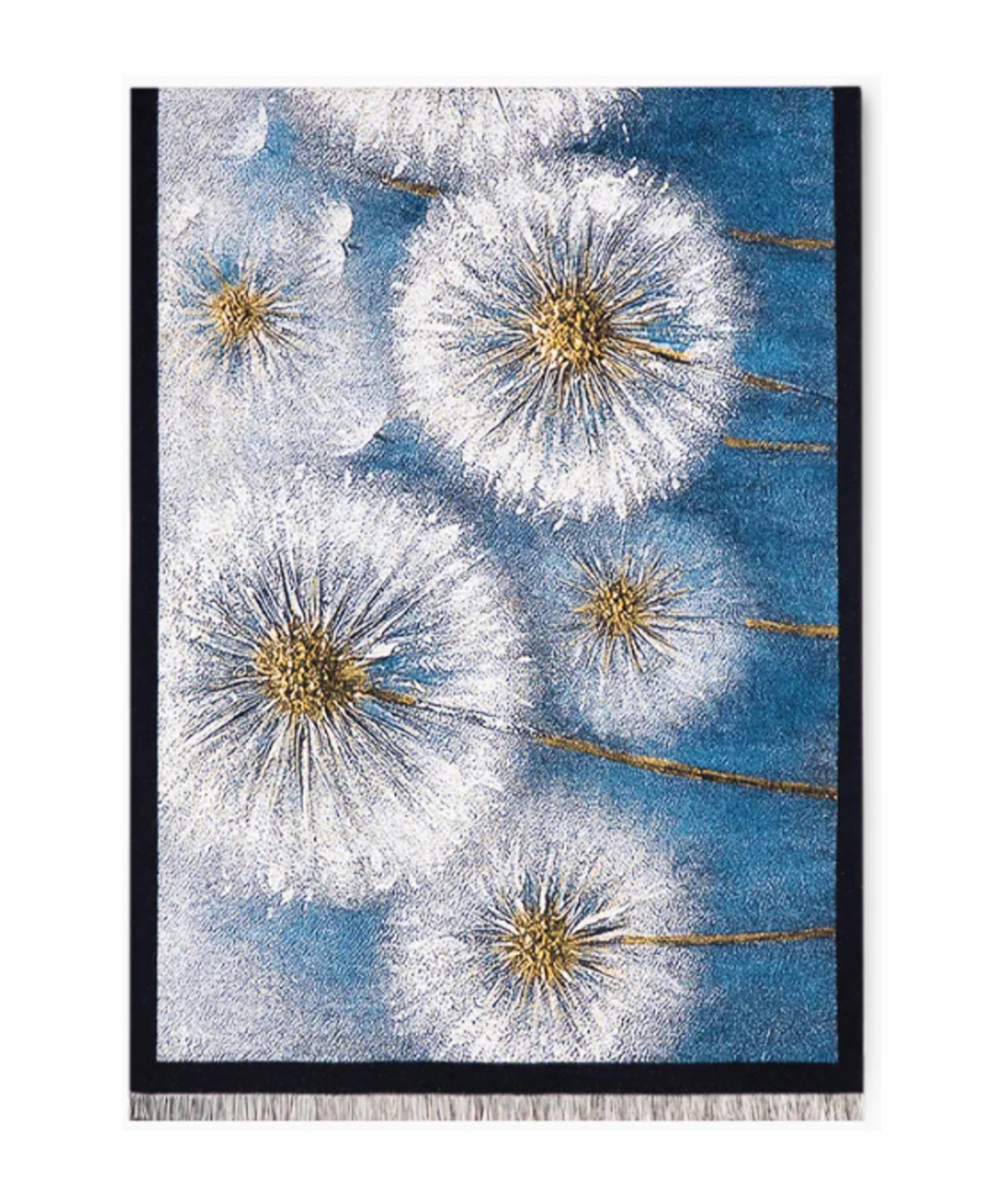 Art-Inspired Winter Scarf: Oversized Cozy Wrap, Wool-Like Fabric